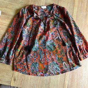 Anthropology blouse.  Size 4